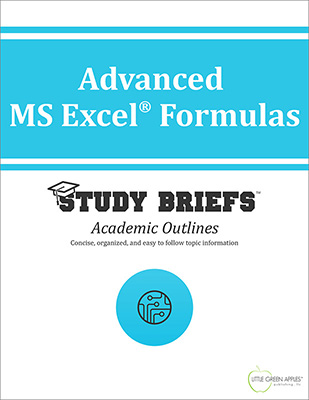 Advanced MS Excel Formulas cover