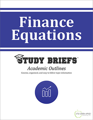 Finance Equations cover