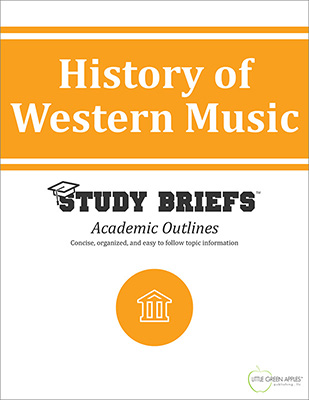 History of Western Music cover