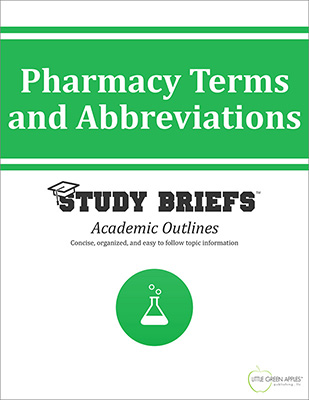 Pharmacy Terms and Abbreviations cover
