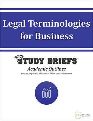 Legal Terminologies for Business cover