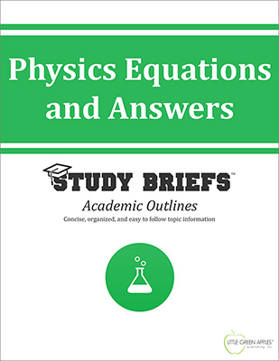 Physics Equations and Answers cover