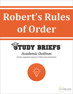 Robert's Rules of Order cover